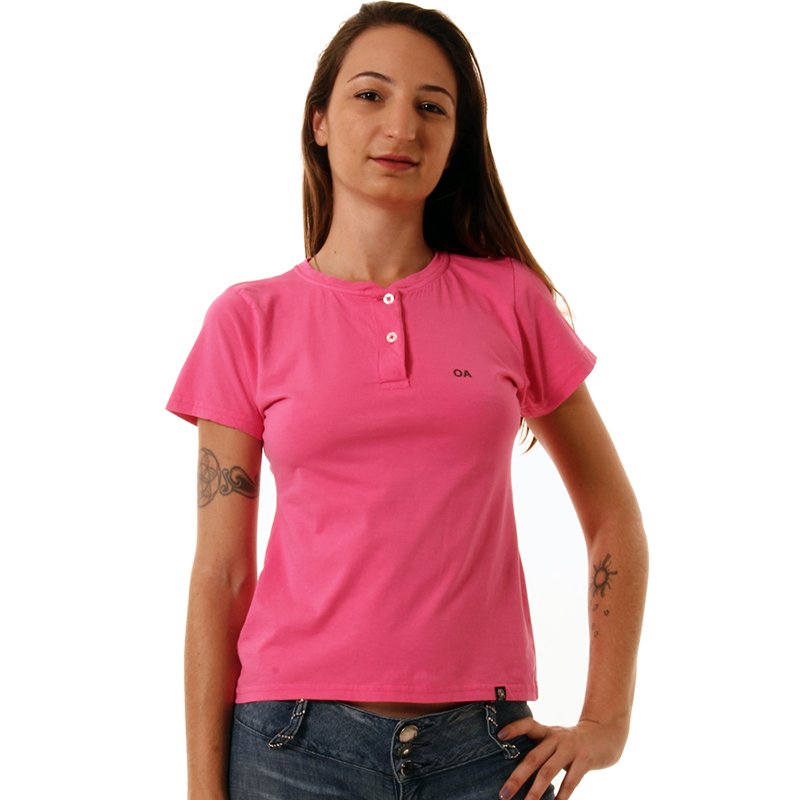 Camisa polo para uniforme feminino